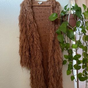 MOON RIVER long shaggy cardigan